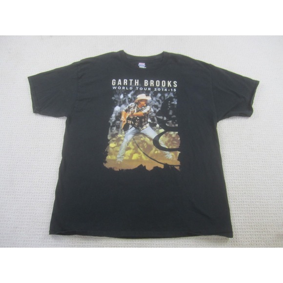 Garth Brooks Shirt Mens 2XL XXL 2014-2015 Country Music World Tour Graphic - Picture 1 of 9